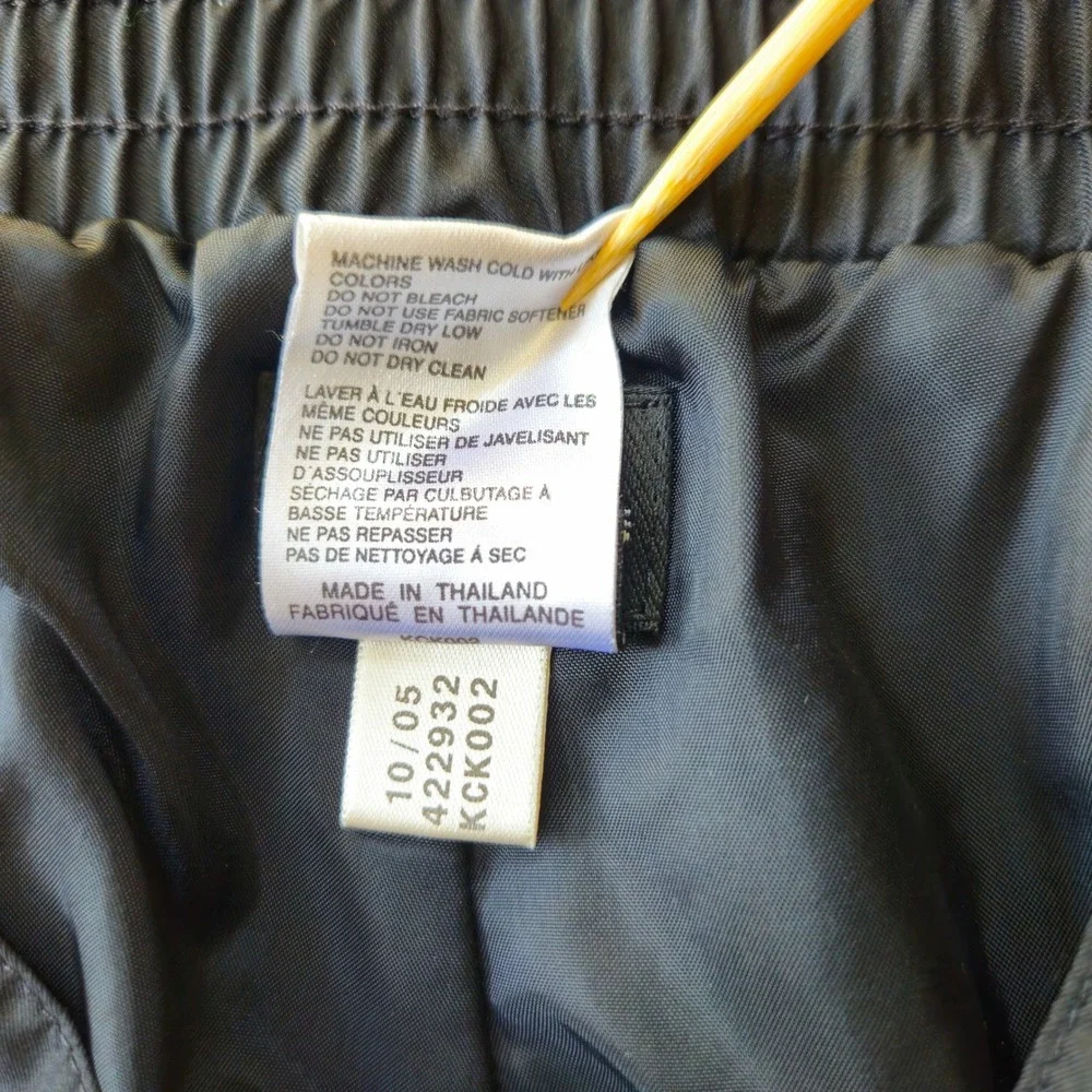 Adidas Rain Pants Mens XL Black Climaproof Side Zip Outdoor Golfcore Y2K EUC